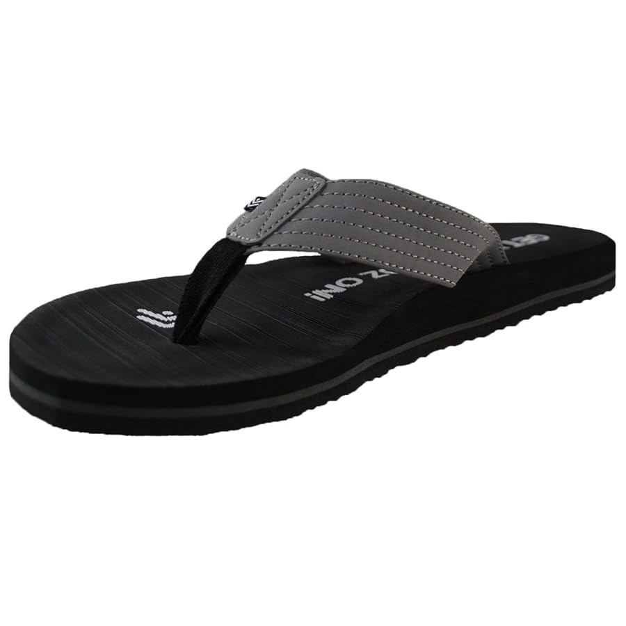 Amazon.com | Dry Dudz Men's Boardwalk Flip Flop-Black (X